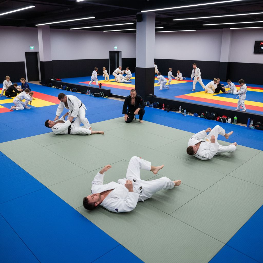 Judohalle Training Judomatten