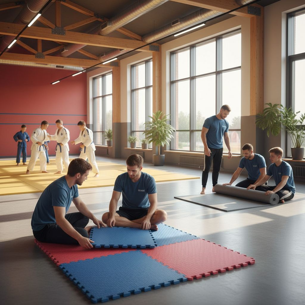 Sportmatten Vergleich, Fitnessstudio, Menschliches Training