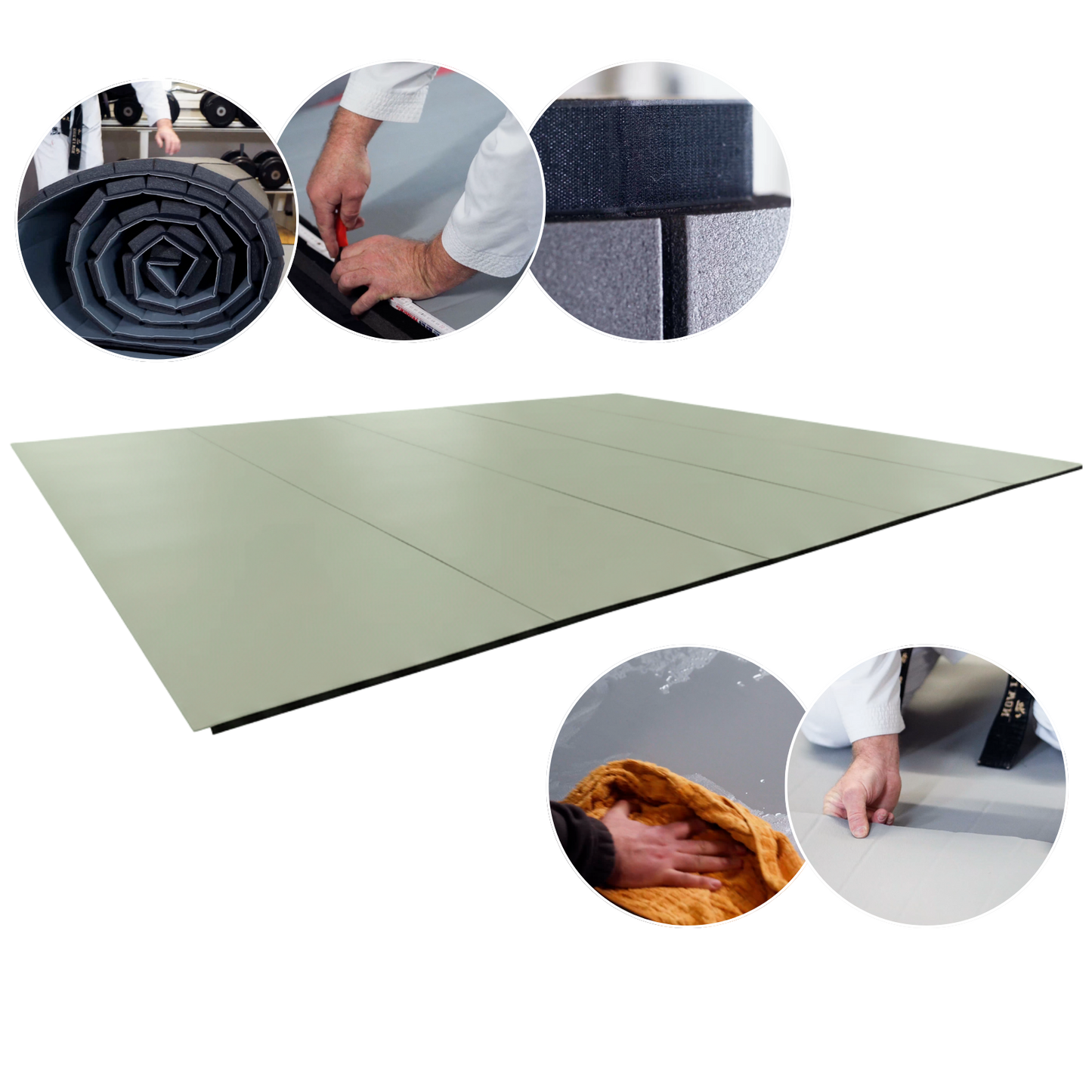 Rollmatte | 4cm Dicke | verschiedene Längen | Just-Mats - Just Mats