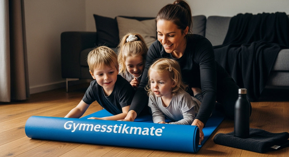 Gymnastikmatte Alltagsszene Training