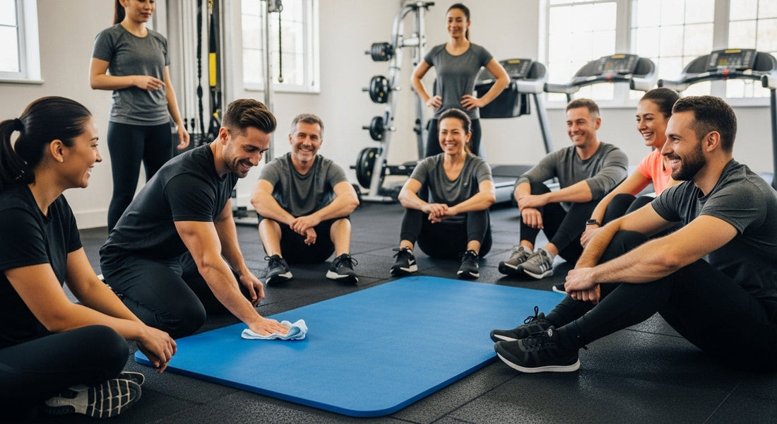 wasserdichte Matte Fitness Anwendung