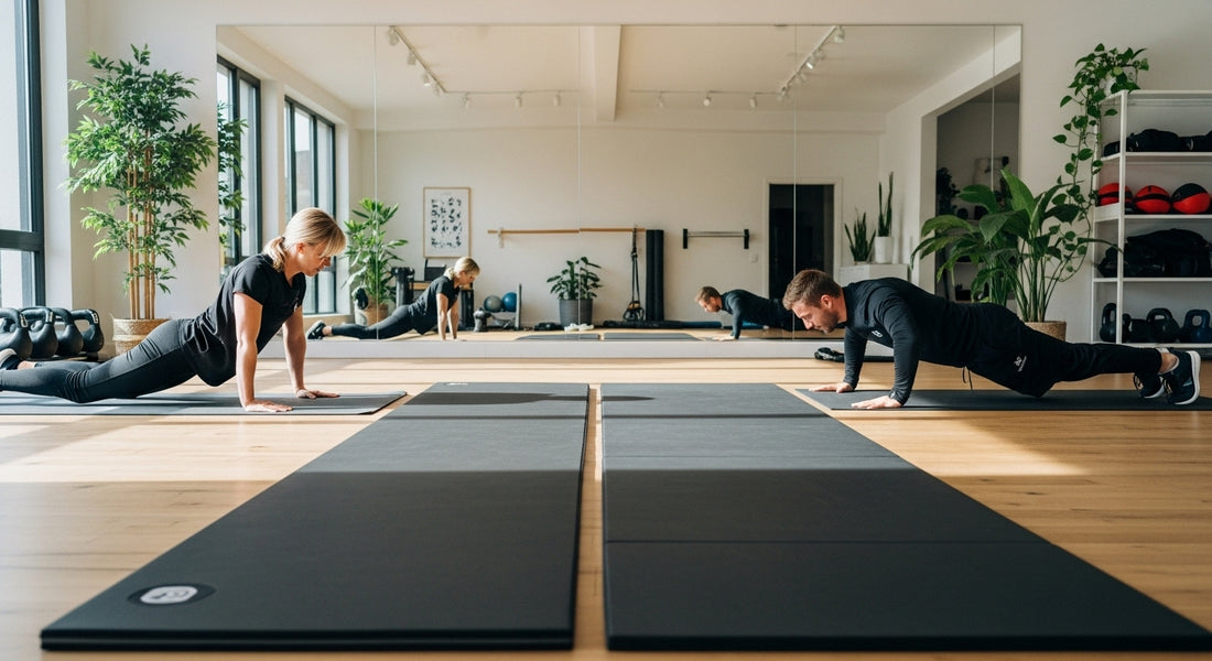 unterschied trainingsmatte sportmatte gym