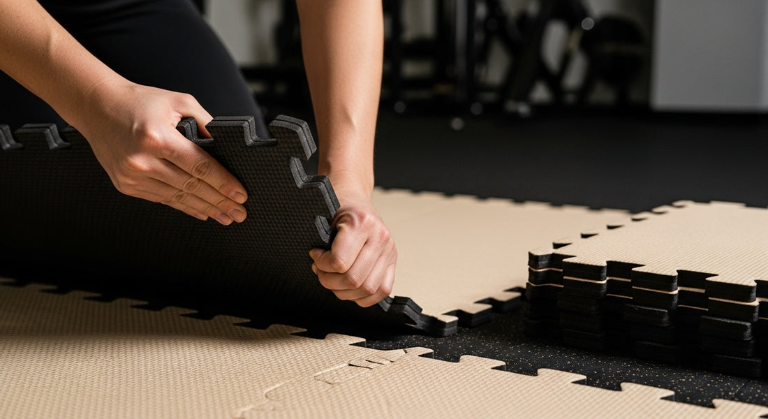 Puzzlematten reinigen Schritt