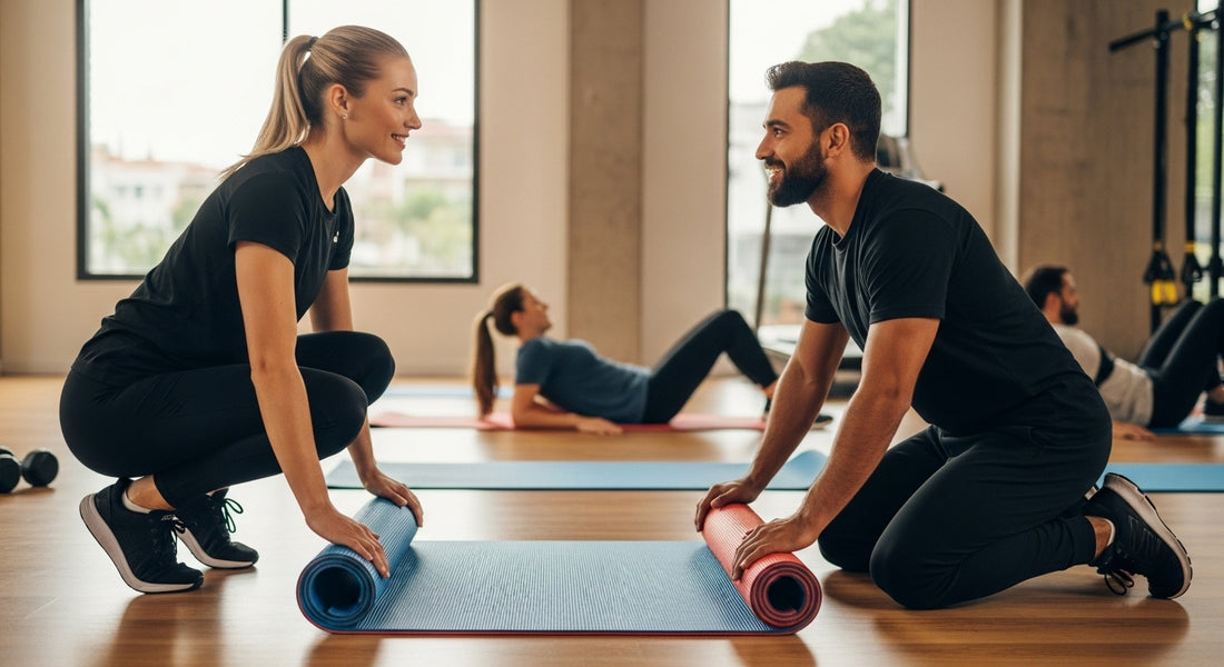 fitnessstudio matten anwenden
