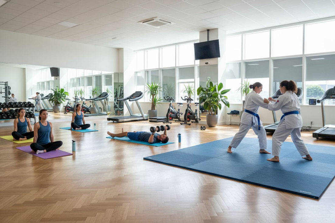 Fitnessmatten Anwendung Studio