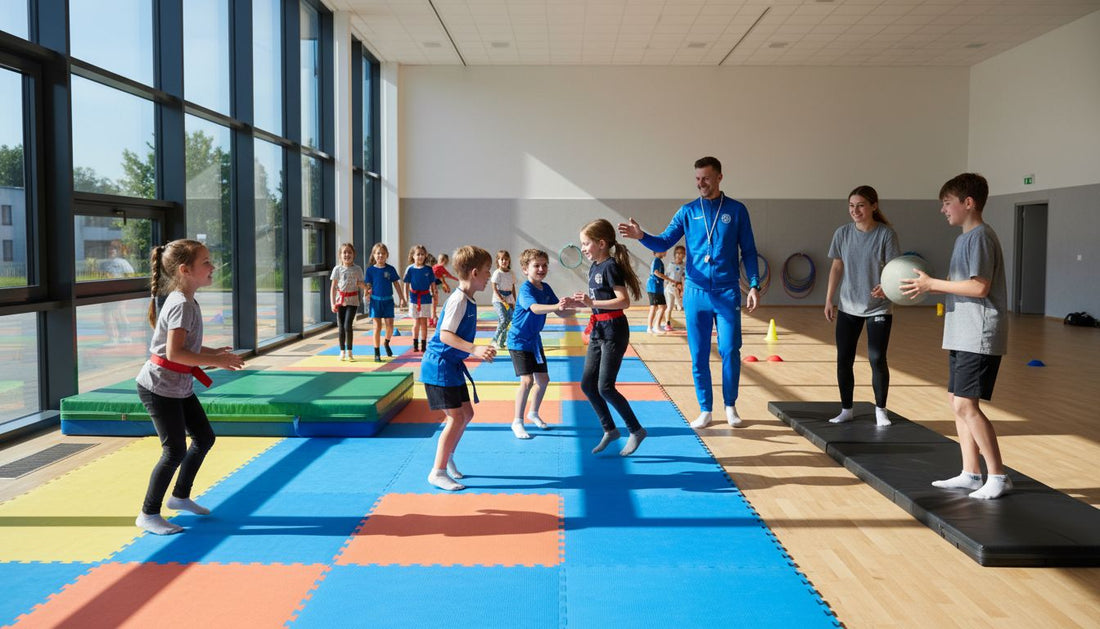 matten gruppenspiele sport