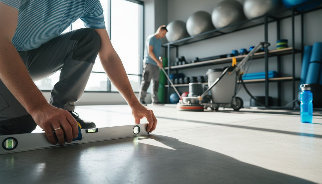 Puzzlematten Untergrund vorbereiten