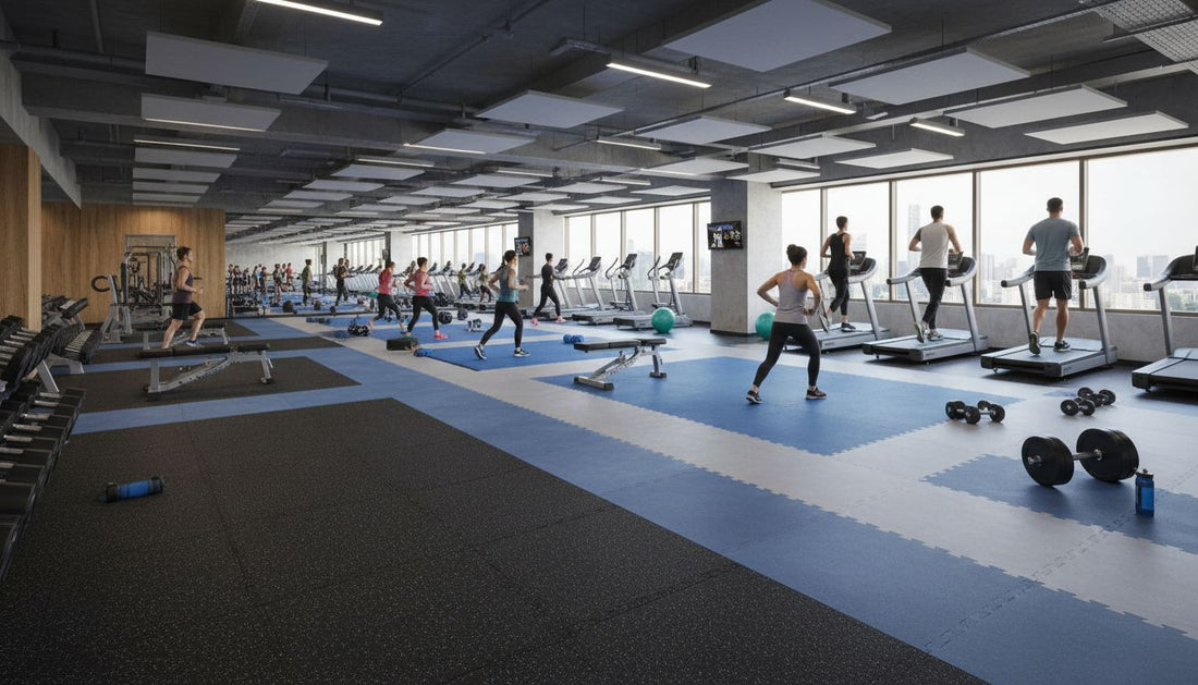Sportmatten Geräusche Fitnessstudio