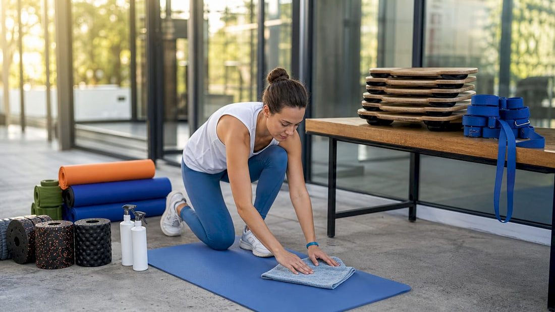 Umfangreiches Sortiment an Sportmatten und passendem Zubehör für Ihr Fitnessstudio