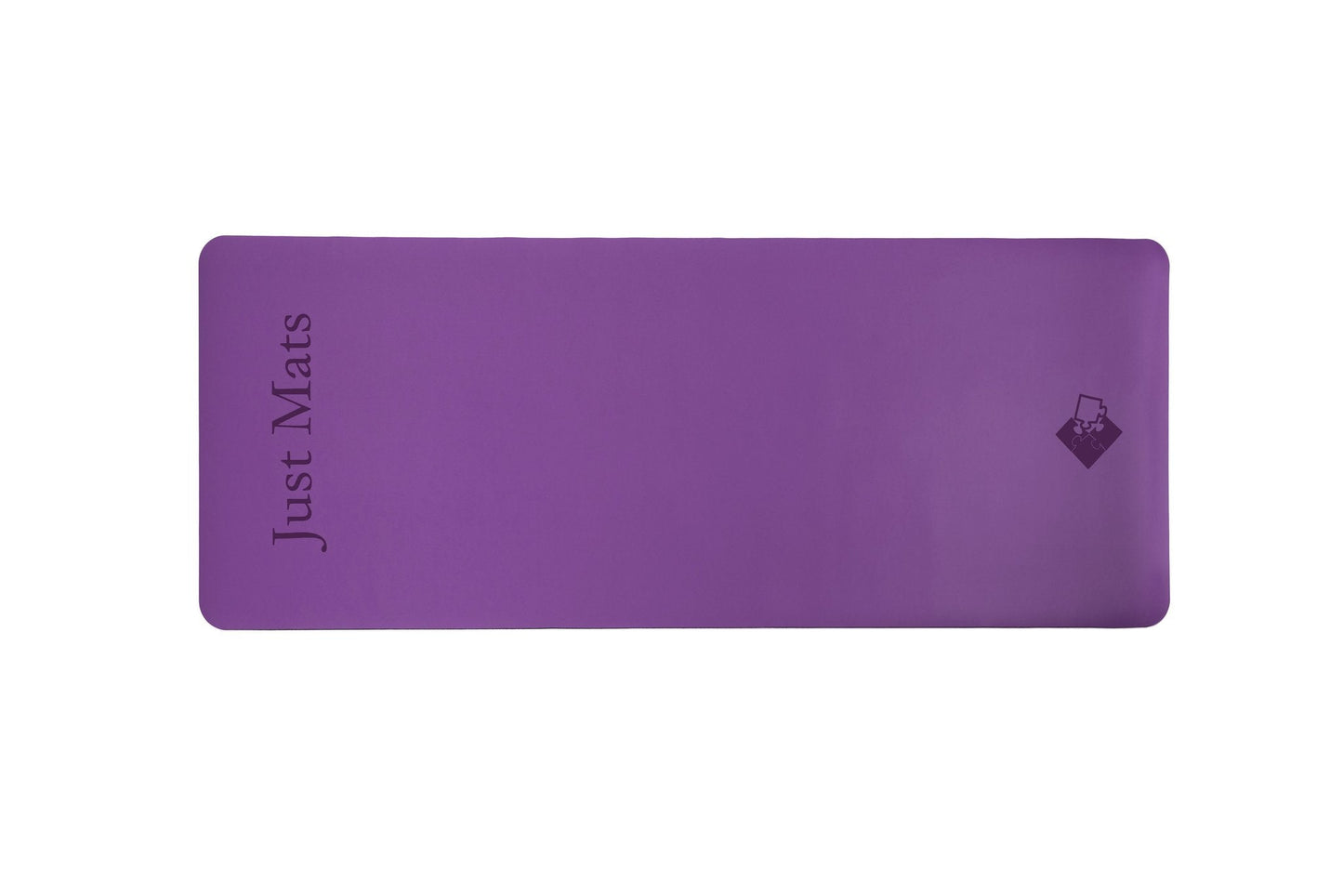 Yogamatte PUREFLOW PRO in Lila aus Naturkautschuk und kratzfestem PU-Leder mit rutschfester Oberfläche.