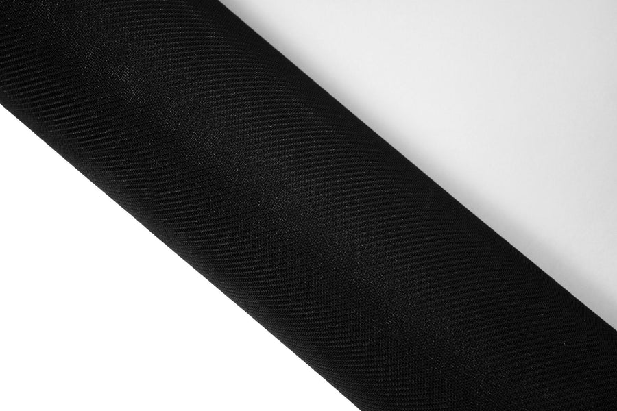 Rutschfeste Yogamatte PUREFLOW PRO aus Naturkautschuk und PU-Leder in Schwarz, ideal für Tierbesitzer.