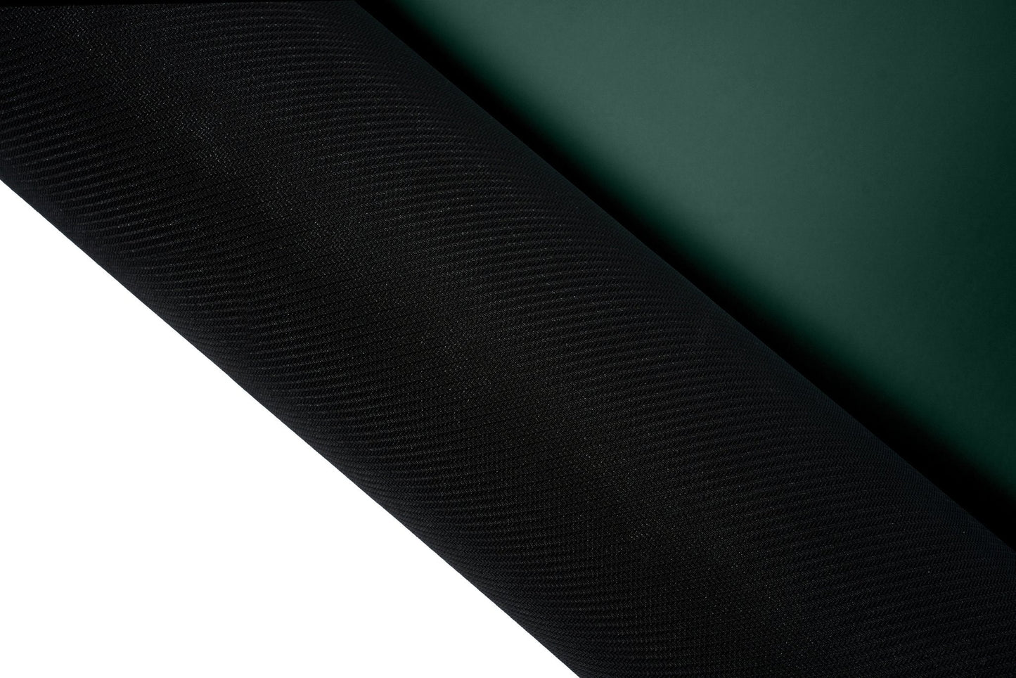 Rutschfeste Yogamatte PUREFLOW PRO aus Naturkautschuk und PU-Leder in Schwarz mit kratzfester Oberfläche.