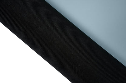 Rutschfeste Yogamatte PUREFLOW PRO aus Naturkautschuk und PU-Leder in Schwarz, ideal für Haustierbesitzer.