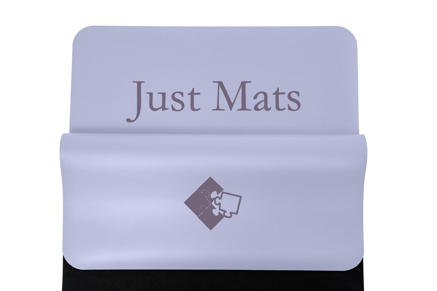 Minimalistische Yogamatte PUREFLOW PRO aus Naturkautschuk und kratzfestem PU-Leder in Lila, ideal für Tierbesitzer.