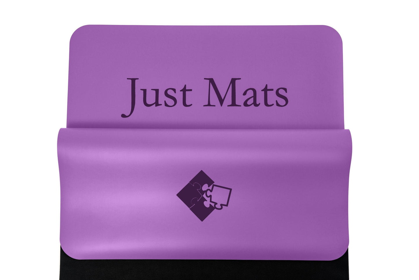 Yogamatte PUREFLOW PRO in Lila mit kratzfester PU-Leder-Oberfläche, ideal für Yoga und Haustierbesitzer.