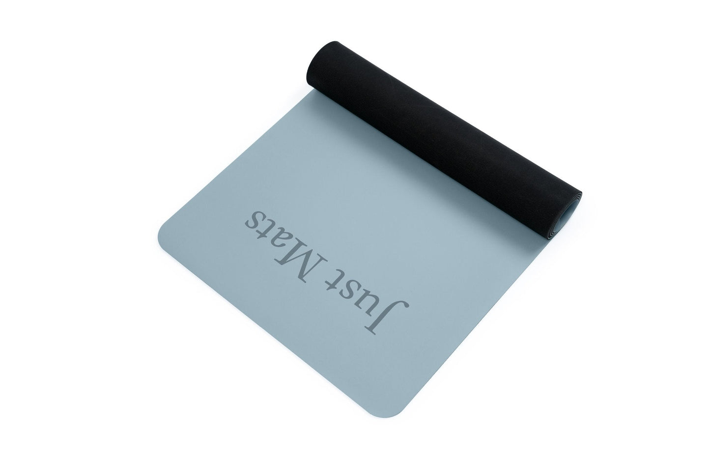 Yogamatte PUREFLOW PRO aus Naturkautschuk und PU-Leder in Blau mit rutschfester Oberfläche, ideal für Tierbesitzer.