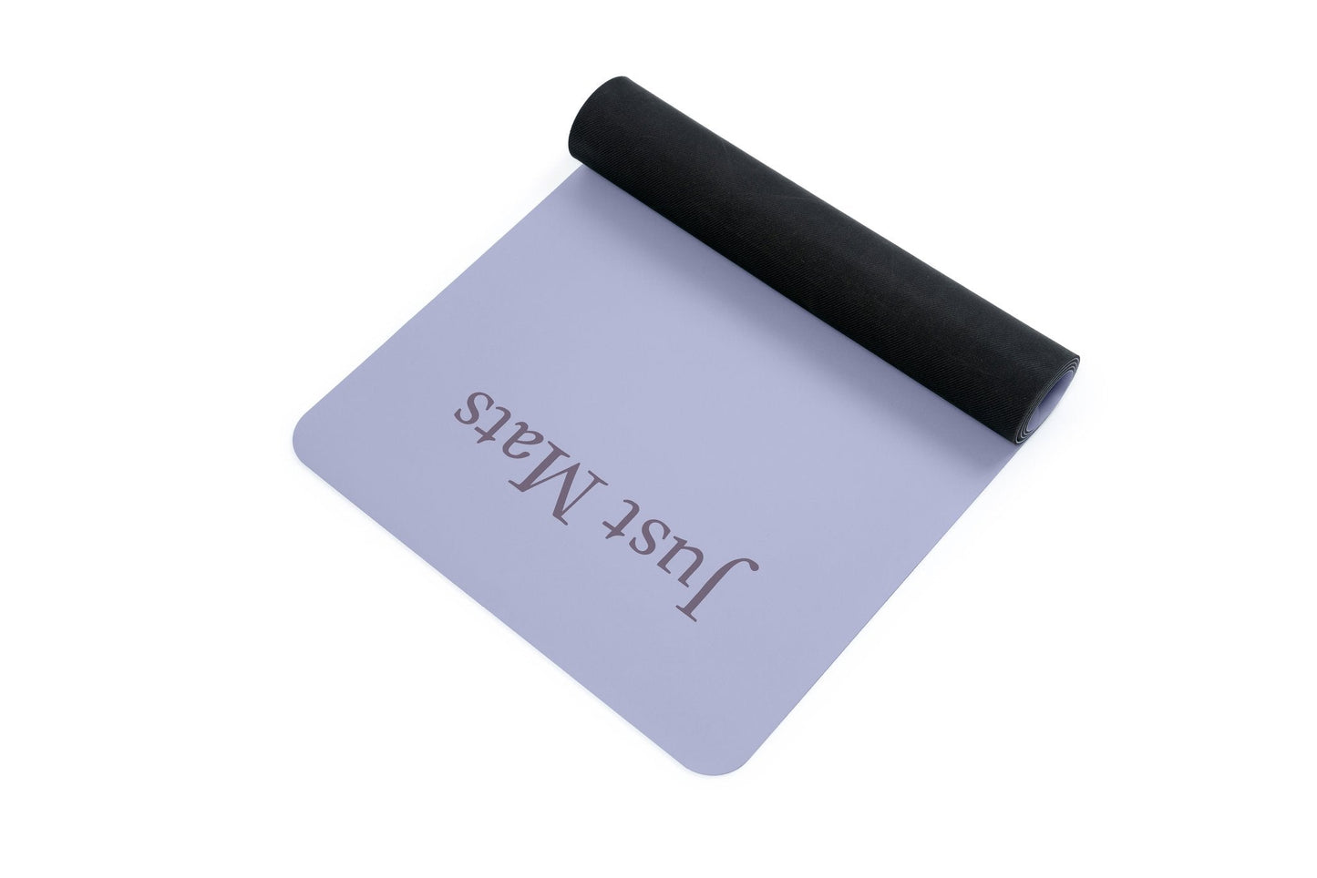 Yogamatte PUREFLOW PRO aus Naturkautschuk und PU-Leder in Lila mit rutschfester Struktur, ideal für Tierbesitzer.