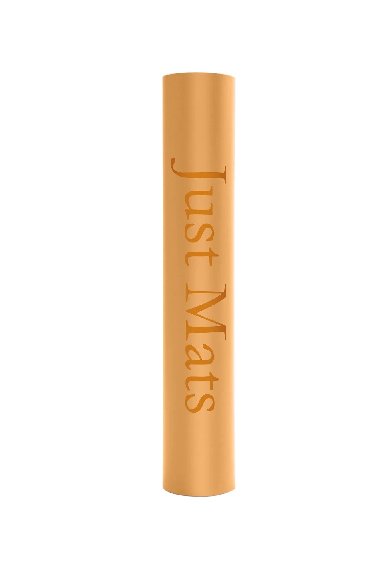 Yogamatte PUREFLOW PRO aus Naturkautschuk und PU-Leder in Orange, ideal für Haustierbesitzer mit kratzfester Oberfläche.