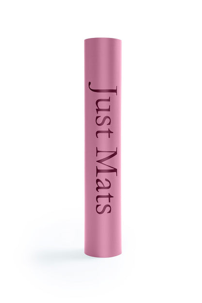Yogamatte PUREFLOW PRO in Rosa aus Naturkautschuk und PU-Leder, ideal für Haustierbesitzer und täglichen Gebrauch.