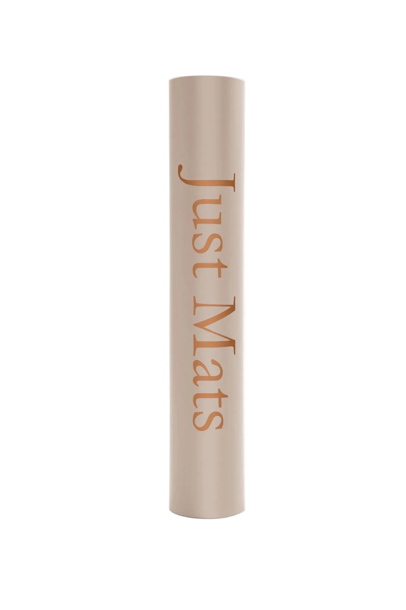 Yogamatte PUREFLOW PRO aus Naturkautschuk und PU-Leder in Beige, ideal für Haustierbesitzer und täglichen Gebrauch.