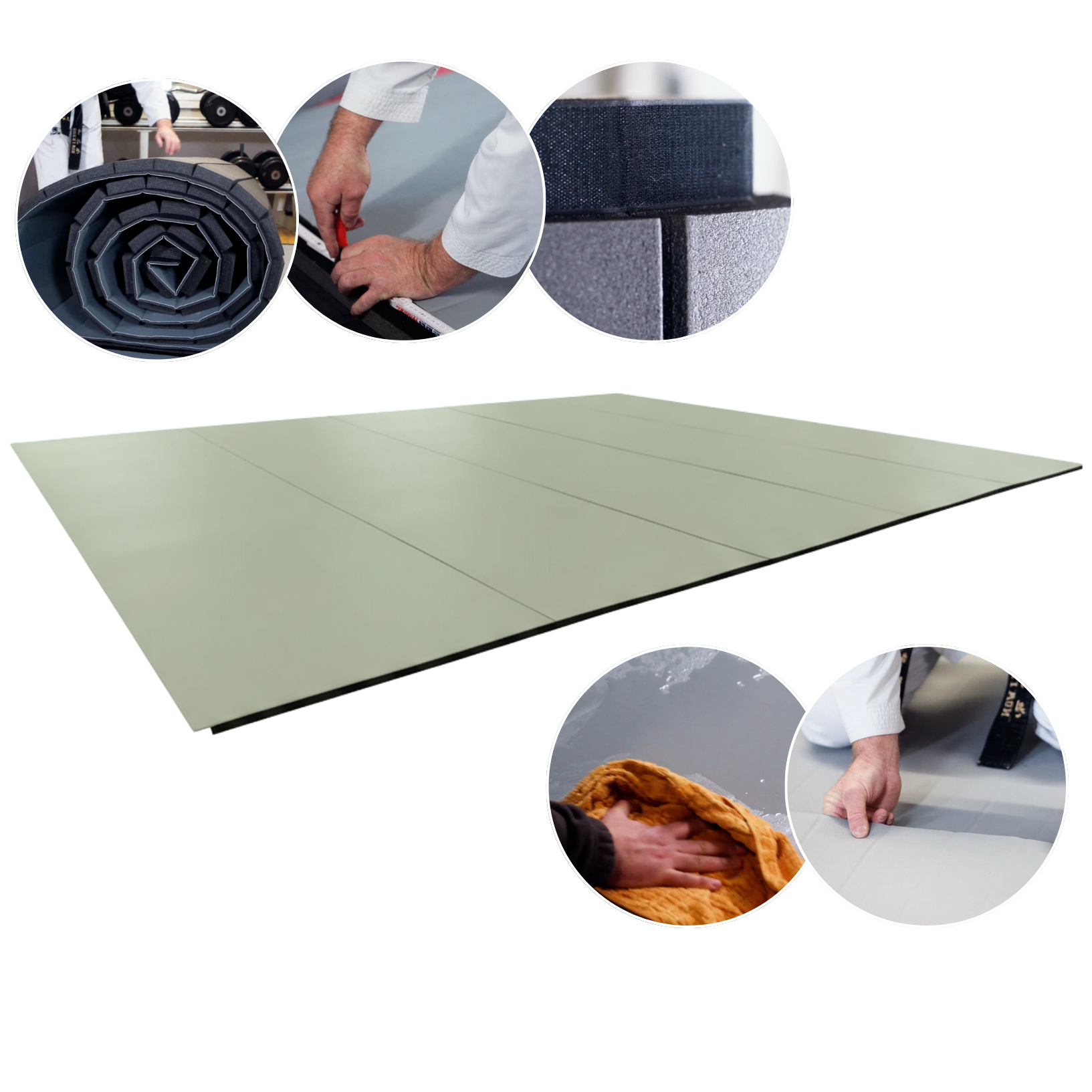 Rollmatte | 4cm Dicke | verschiedene Längen | Just-Mats - Just Mats