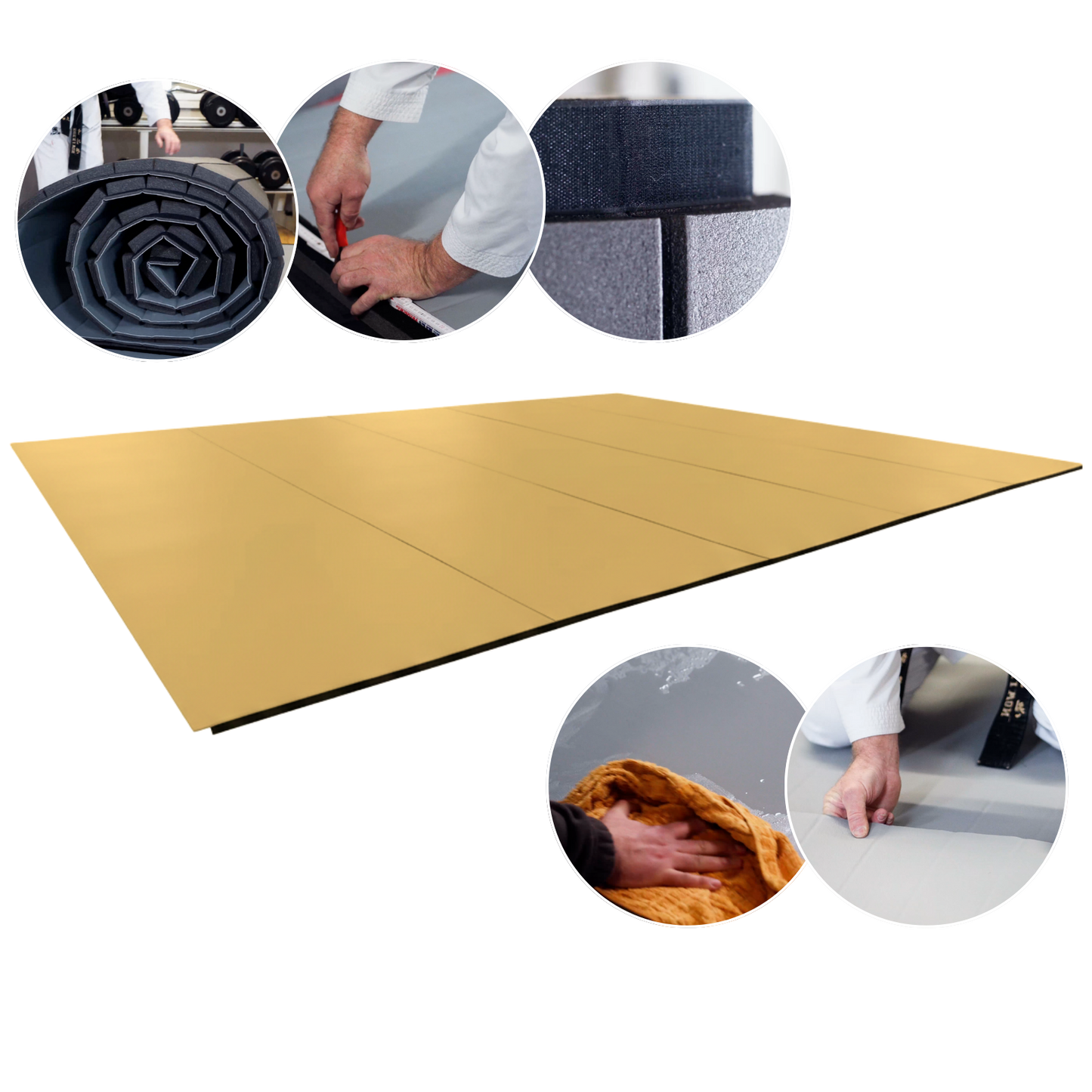 Rollmatte | 4cm Dicke | verschiedene Längen | Just-Mats - Just Mats