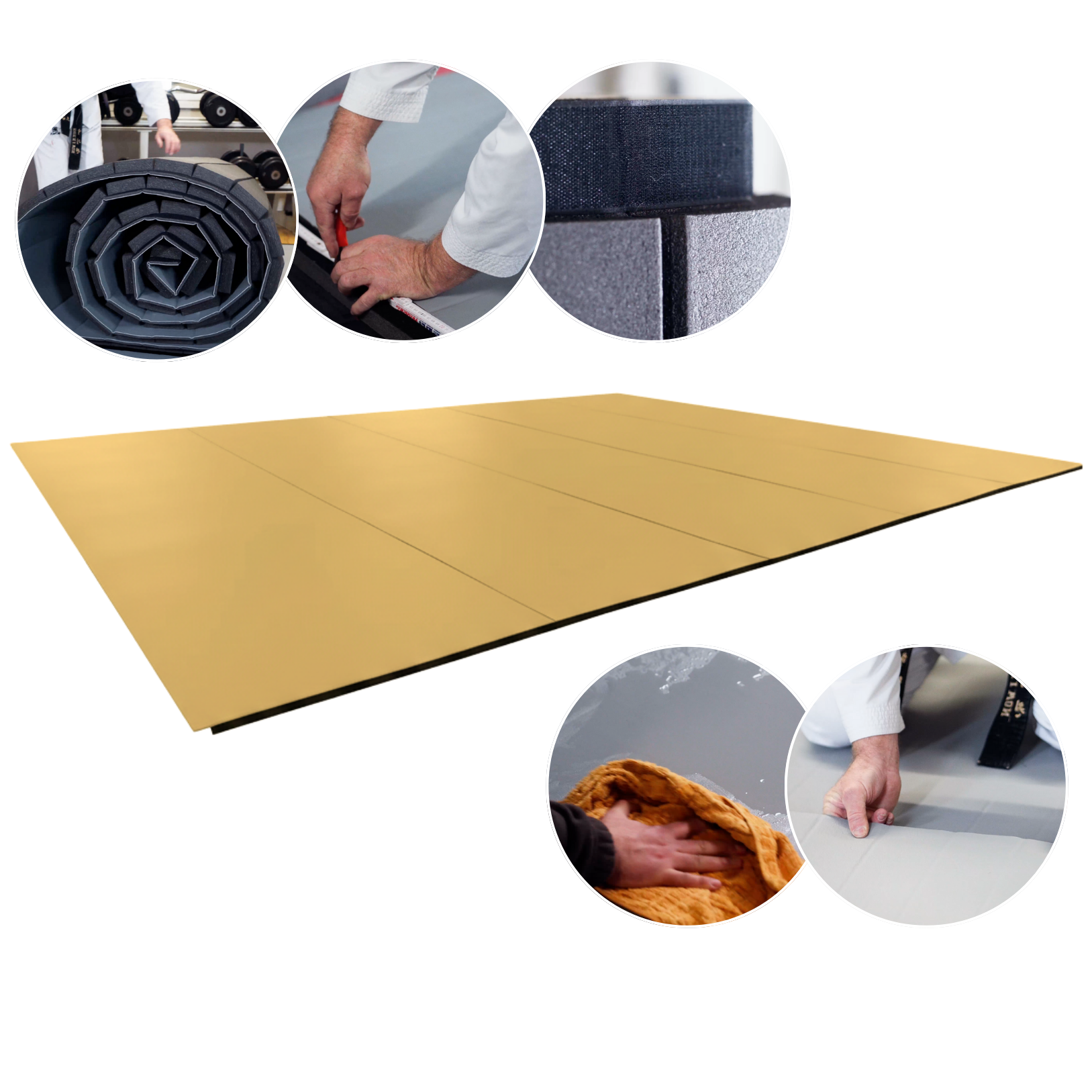 Rollmatte | 4cm Dicke | verschiedene Längen | Just-Mats - Just Mats