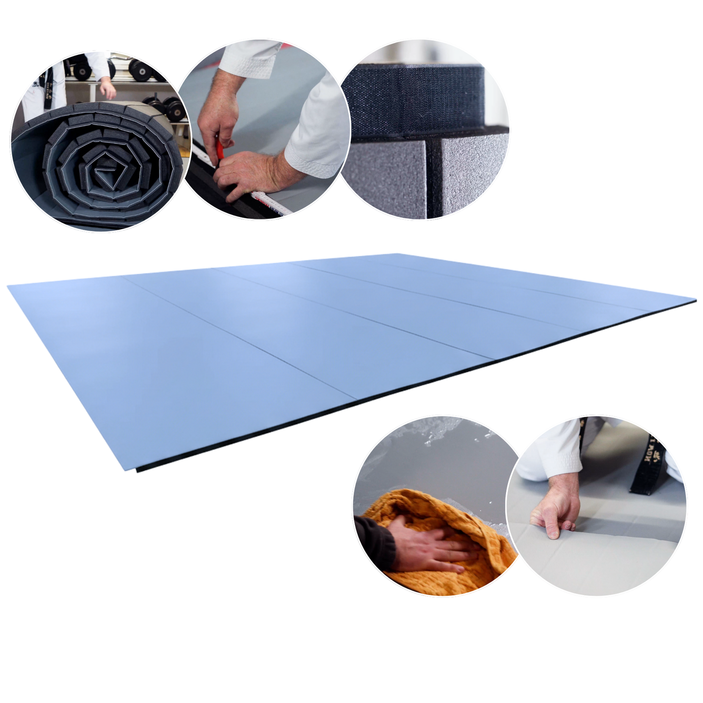 Rollmatte | 4cm Dicke | verschiedene Längen | Just-Mats - Just Mats