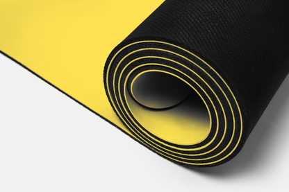 Yogamatte | Rutschfestes PU-Leder & Naturkautschuk | 4,5mm) | Ideal für Tierbesitzer